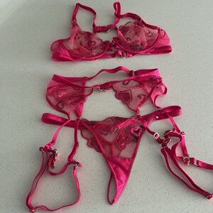 Honey Birdette Hearts Sequin Set